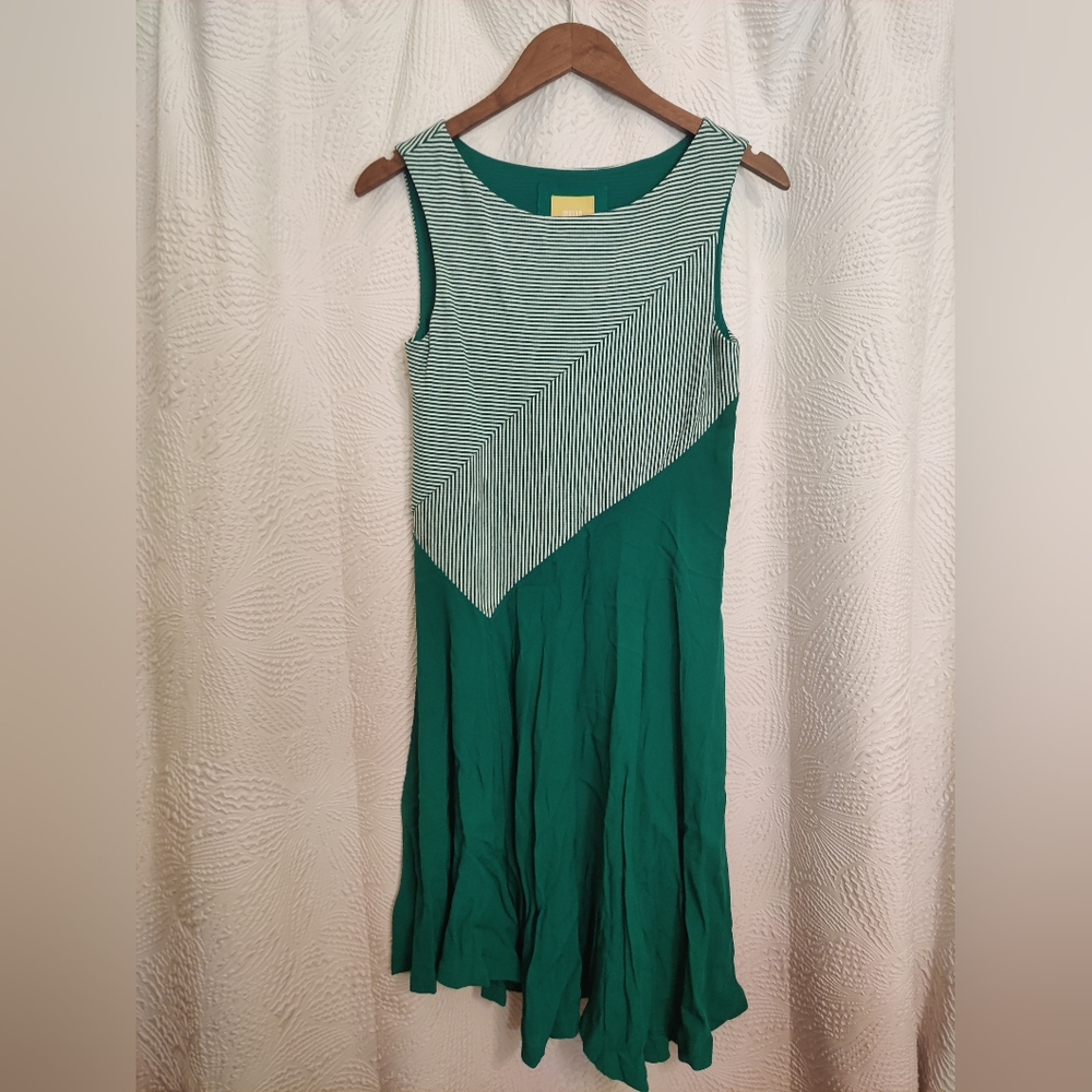 Maeve Anthropologie Green Dress Size Small
